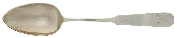 Panel Antique (1810) Large Solid Serving Spoon