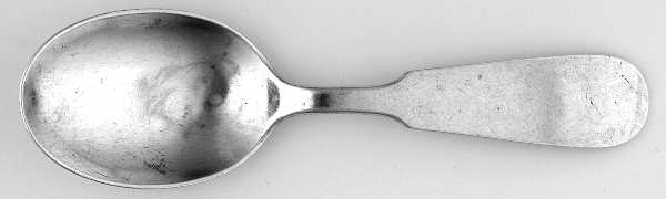 Panel Antique (1810) Straight Handle Baby Spoon
