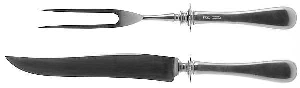 Wilton (Sterling) Small Stainless Blade 2-Piece Steak Carving Set