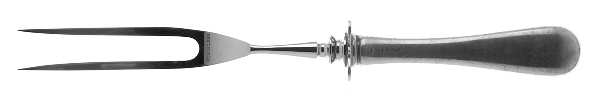 Windsor (Sterling, 1800) Small Steak Carving Fork with Stainless Prongs