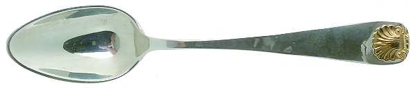 Windsor Shell Gold (Sterling, Gold Accent) Teaspoon