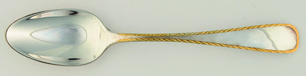 York (Sterling-Gold Ac 1976) Dessert/Oval Soup Spoon