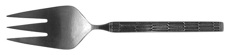 Aegean (Stainless) Medium Solid Cold Meat Serving Fork