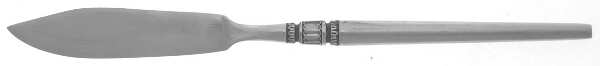 Dauphine (Stainless) Flat Handle Master Butter Knife