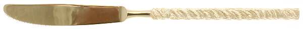 Golden Torsade (Gold Electroplate) Modern Solid Knife