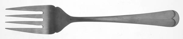 Orl19 (Stainless) Medium Solid Cold Meat Serving Fork