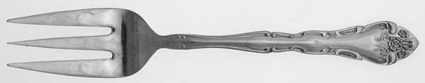 ORL26 (STAINLESS) Medium Solid Cold Meat Serving Fork