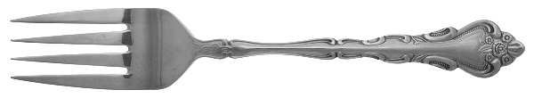 ORL26 (STAINLESS) Large Solid Cold Meat Serving Fork