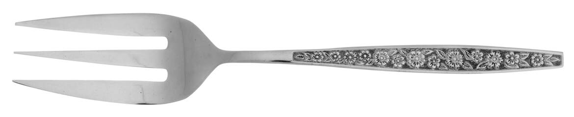 ORL45 (STAINLESS) Medium Solid Cold Meat Serving Fork by Orleans