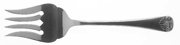 Balfour (Stainless) Large Solid Cold Meat Serving Fork