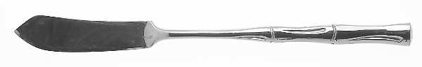 Bamboo (Stainless) Flat Handle Master Butter Knife