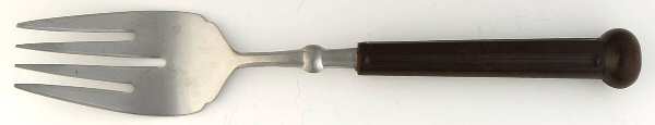 Fashion Wear-Brown (Stainless) Large Solid Cold Meat Serving Fork