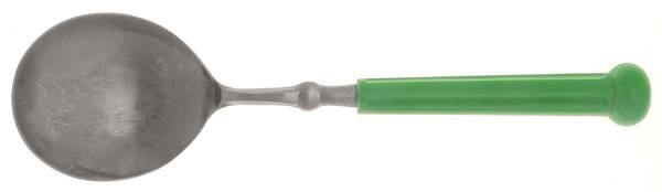 Fashion Wear-Lime Green (Stainless) Solid Smooth Casserole Spoon