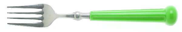 Fashion Wear-Lime Green (Stainless) Individual Salad Fork
