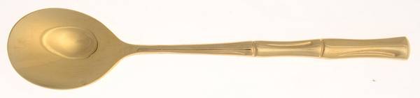 Golden Bamboo (Gold Electroplate) Sugar Spoon