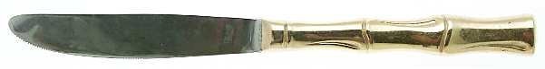 Golden Bamboo (Gold Electroplate) Modern Hollow Knife