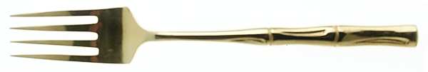 Golden Bamboo (Gold Electroplate) Individual Salad Fork