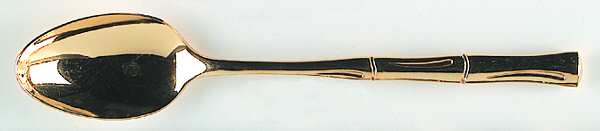 Golden Bamboo (Gold Electroplate) Place/Oval Soup Spoon