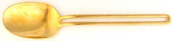Golden Gap (Gold Electroplate) Place/Oval Soup Spoon