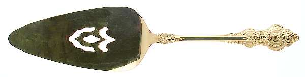Golden Sutherland (Gold Electroplate) Solid Pierced Pie Server