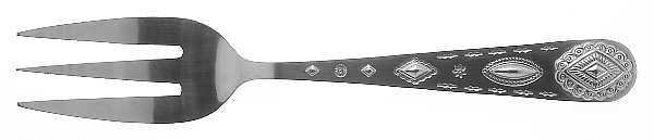 Mesa (Stainless) Medium Solid Cold Meat Serving Fork
