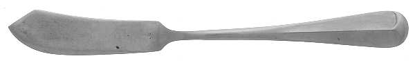 OXH20 (STAINLESS) Flat Handle Master Butter Knife