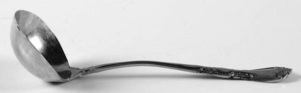 Rose Flute (Stainless) Solid Gravy Ladle
