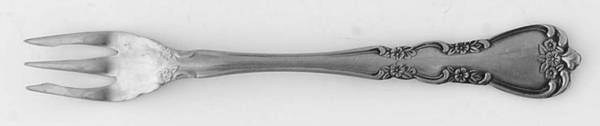 Rose Flute (Stainless) Cocktail/Seafood Fork