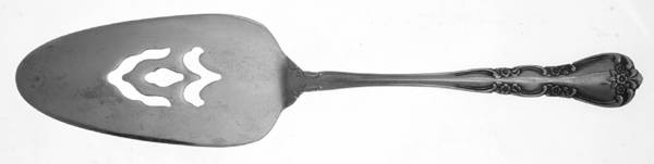Rose Flute (Stainless) Pierced All Stainless Pie Server