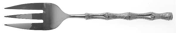 Jade (Stainless) Medium Solid Cold Meat Serving Fork