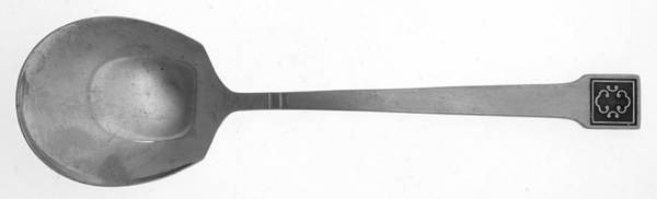OXH39 (STAINLESS) Solid Smooth Casserole Spoon