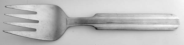 OXH40 (STAINLESS) Large Solid Cold Meat Serving Fork
