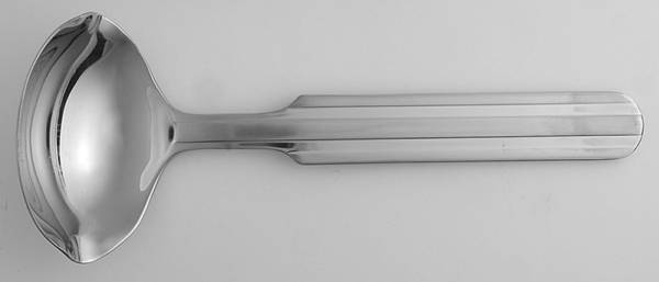 OXH40 (STAINLESS) Solid Gravy Ladle