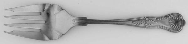 OXH45 (STAINLESS) Large Solid Cold Meat Serving Fork