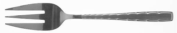 Moonscape (Stainless) Medium Solid Cold Meat Serving Fork