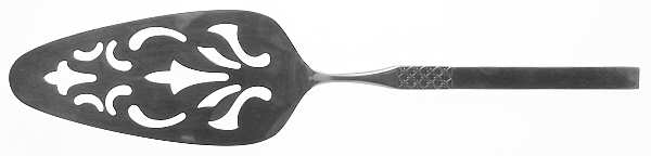 OXH58 (STAINLESS) Pierced All Stainless Pie Server