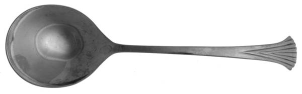 OXH62 (STAINLESS) Solid Smooth Casserole Spoon