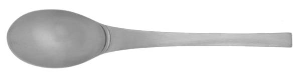 Zeus-Satin (Stainless) Place/Oval Soup Spoon