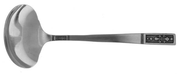 OXH69 (STAINLESS) Solid Gravy Ladle