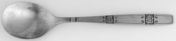 Rose Couplet (Stainless) Sugar Spoon