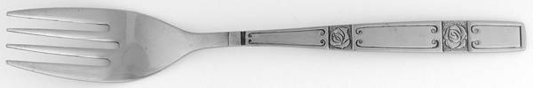 Rose Couplet (Stainless) Individual Salad Fork