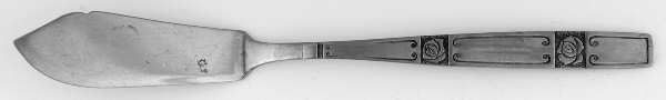 Rose Couplet (Stainless) Flat Handle Master Butter Knife