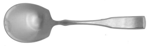 Old Fiddle (Stainless) Solid Smooth Casserole Spoon