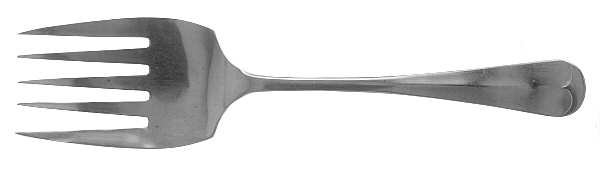 Sagamore (Stainless) Large Solid Cold Meat Serving Fork