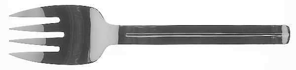 San Remo (Stainless) Large Solid Cold Meat Serving Fork