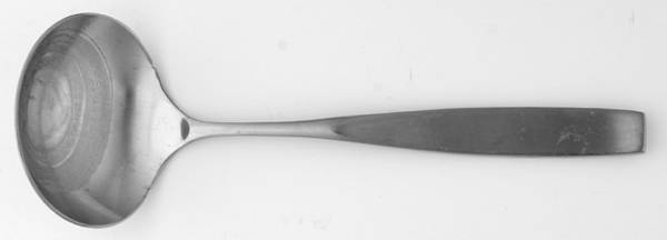 Secretariat (Stainless, Satin, Thin Handle) Solid Gravy Ladle