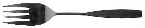Secretariat (Stainless, Satin, Thin Handle) Solid Serving Fork