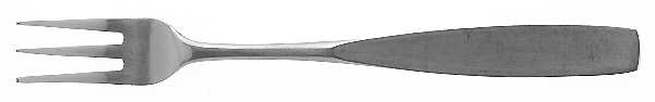 Secretariat (Stainless, Glossy, Thin Handle) Cocktail/Seafood Fork