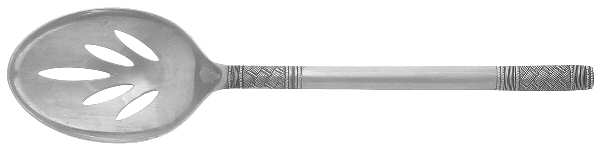 Weave (Stainless) Pierced Tablespoon (Serving Spoon)