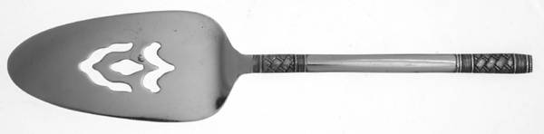Weave (Stainless) Pierced All Stainless Pie Server